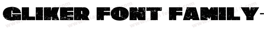 Gliker Font Family字体转换